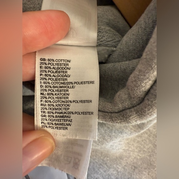 The North Face Grey Hoodie, size large (mens). See description. - Picture 8 of 8